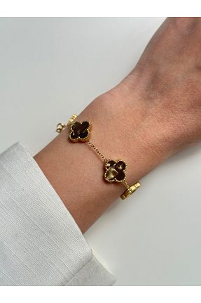 دستبند استیل (فولاد) قهوه ای زنانه استیل ضد زنگ YOUES JEWELRY - کد 936381077