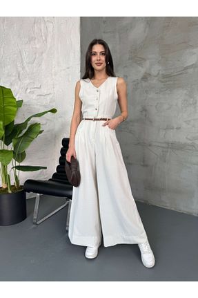 سرهمی بژ زنانه بدون آستین Elif Özbey Butik - کد 936437994