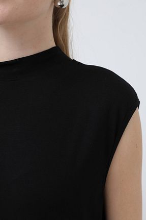 تونیک حجاب مشکی زنانه ویسکون Puane - کد 936754426