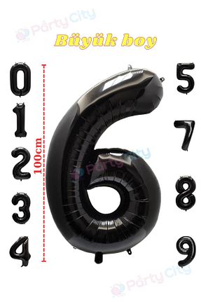 بادکنک مشکی Party City - کد 463139005