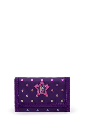 کیف پول صورتی بچه گانه پارچه ای U.S. Polo Assn. - کد 936456233