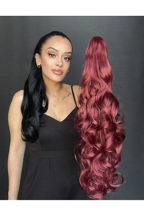 کلاه گیس زرشکی زنانه Suzan Peruk - کد 936456035