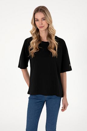 تیشرت مشکی زنانه اورسایز U.S. Polo Assn. - کد 932924562