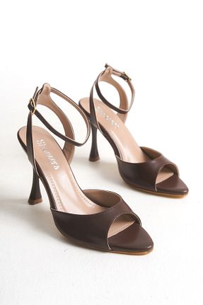 کفش مجلسی قهوه ای زنانه چرم مصنوعی Shoesers - کد 936465751