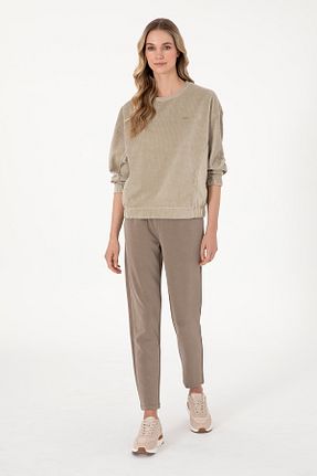 شلوار کرمگن خاکی زنانه Comfort U.S. Polo Assn. - کد 930390117