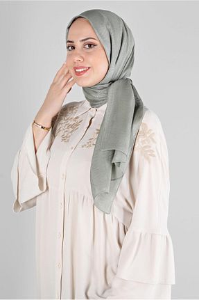 شال سبز زنانه پلی استر Alvina - کد 806345195