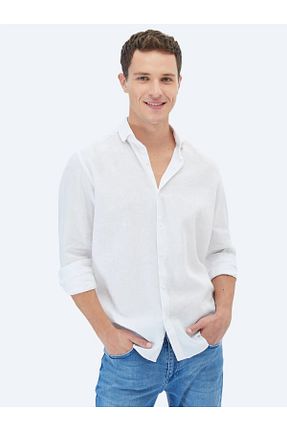 پیراهن سفید مردانه رگولار Kip - کد 842987499
