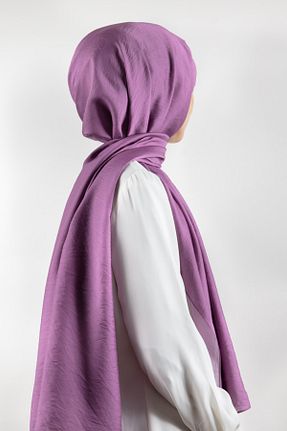 شال بنفش زنانه Medine İpeği Vissona - کد 635912887