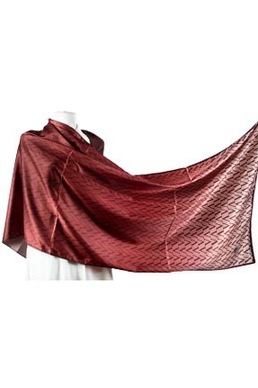 شال زرشکی زنانه VİOLLA - کد 442803139