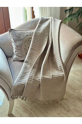 پتو تکنفره بژ پنبه ای VİENNA - کد 932714609
