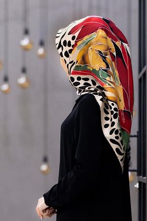 روسری قرمز İpek Tivil Vissona - کد 871475111