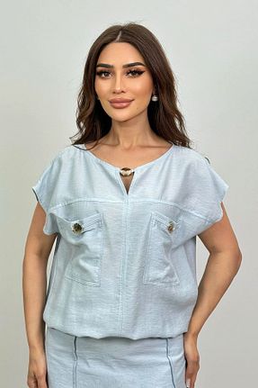 بلوز رنگی زنانه ساده FEVER - کد 936538460