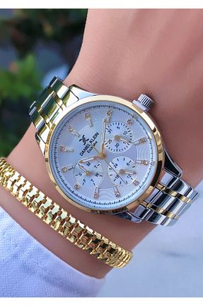 ساعت مچی طلائی زنانه 36-40 میلی متر Daniel Klein - کد 330479098