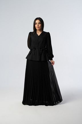 ست بالاتنه و پائین تنه مشکی زنانه Elaris Exclusive - کد 936876547