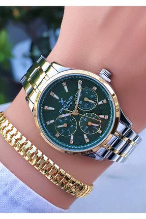 ساعت مچی طلائی زنانه 36 میلی متر Daniel Klein - کد 826518238