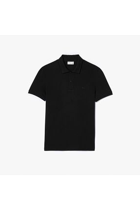 پولوشرت مشکی مردانه پنبه ای Lacoste - کد 936556562