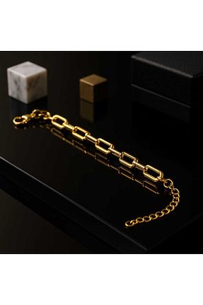 دستبند استیل (فولاد) زرد زنانه استیل ضد زنگ shop - کد 931080865