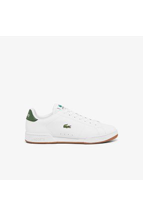 کفش اسنیکر سفید مردانه بند دار Lacoste - کد 936568484