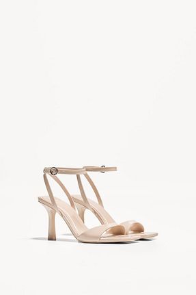صندل نباتی زنانه پاشنه نازک Bershka - کد 936577630