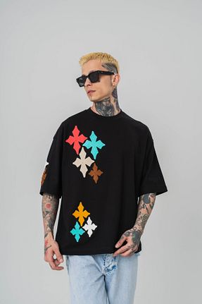 تیشرت رنگی مردانه اورسایز go gang own - کد 936616018