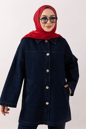 ست بالاتنه و پائین تنه سرمه ای زنانه جین Stilife - کد 936591355