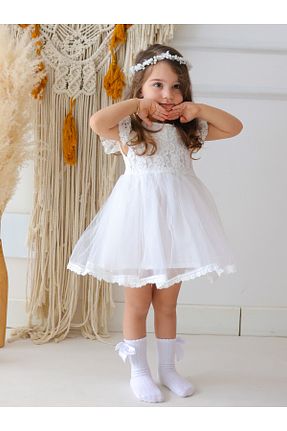 لباس سفید بچه گانه بافتنی aysskids - کد 844087872