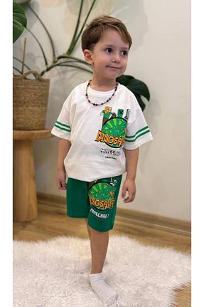 ست بالاتنه و پائین تنه سفید بچه گانه بافتنی Butik - کد 936898963
