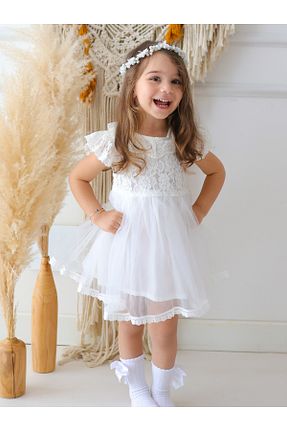 لباس سفید بچه گانه بافتنی aysskids - کد 844087872