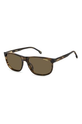 عینک آفتابی سفید مردانه 58 Carrera - کد 936620107