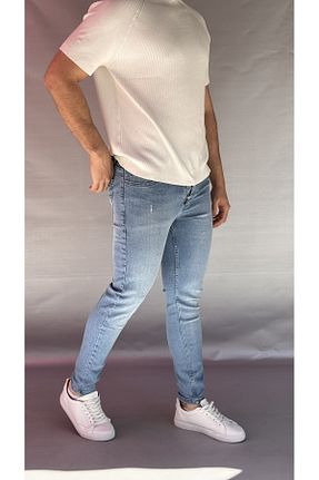 شلوار جین آبی مردانه پاچه تنگ Casualmen32 - کد 936630518