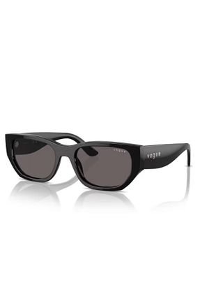 عینک آفتابی طوسی زنانه UV400 Vogue - کد 845443471