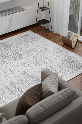 کناره طوسی فرش ماشینی Oriente Home - کد 936650571