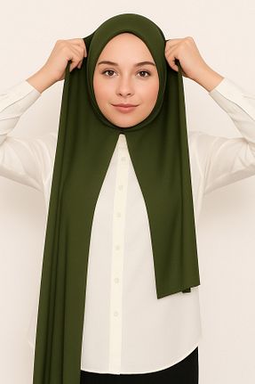 شال خاکی زنانه پنبه ای Merve Nayir - کد 936645896