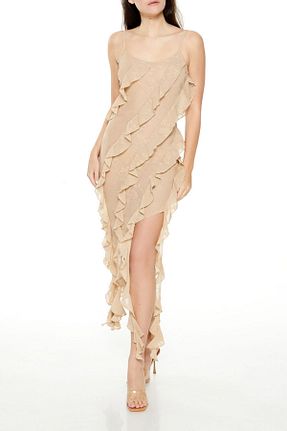 لباس بژ زنانه بافتنی Forever 21 - کد 936657790