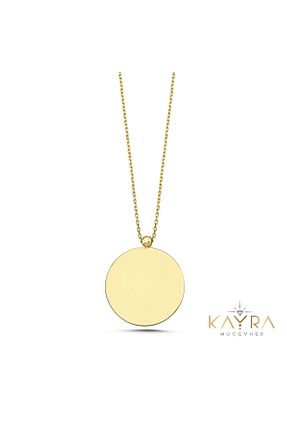 گردنبند طلا زرد زنانه 14 عیار Kayra Mücevher - کد 936939925