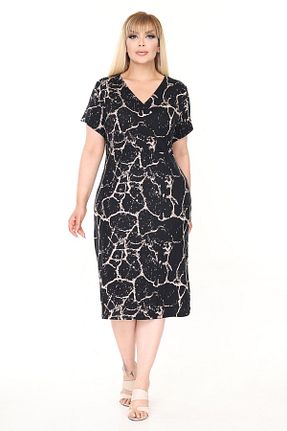 لباس سایز بزرگ رنگی زنانه ویسکون modayız - کد 936638538
