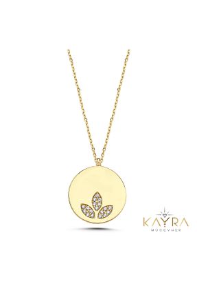 گردنبند طلا طلائی زنانه 14 عیار Kayra Mücevher - کد 936940166