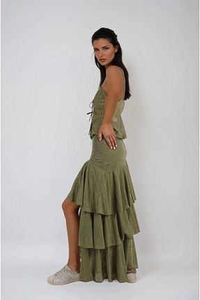 دامن رنگی زنانه ساده FABB - کد 936677264