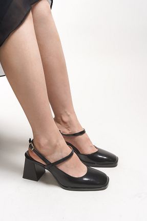 کفش پاشنه بلند کلاسیک مشکی زنانه پاشنه متوسط (5-9 سانتی متر) Riccon - کد 936705454