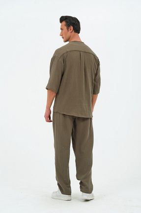 پیراهن خاکی زنانه اورسایز RELAXL - کد 936708962
