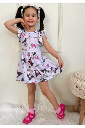 لباس بنفش بچه گانه بافتنی LİLLYPİCCA - کد 936921412