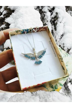 گردنبند نقره بژ زنانه 925 عیار MODA - کد 926966762