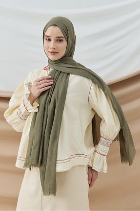 شال رنگی زنانه پنبه ای Modakaşmir - کد 936740002