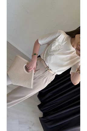 تیشرت رنگی زنانه Relaxed elif teke - کد 936737584