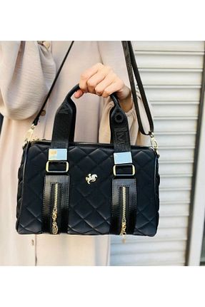 کیف دوشی مشکی زنانه چرم مصنوعی ST Bags - کد 936760606
