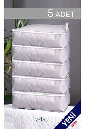 خورجین طوسی خط کشی Vedsey Home Organizer - کد 874052684