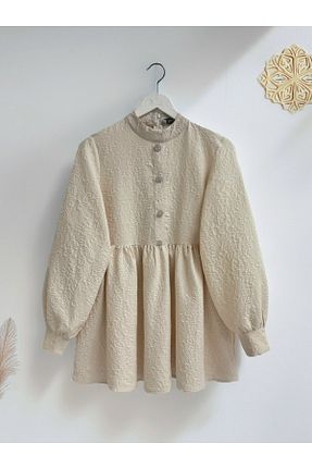 تونیک بژ زنانه بافتنی Modamorfo - کد 935340895