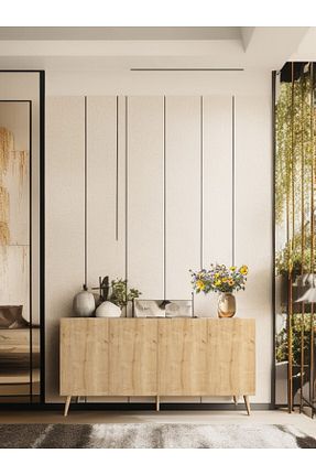 کنسول قهوه ای Suntalam FLORADESİGN - کد 810334661
