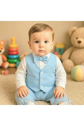 ست نوزادی بژ بچه گانه پنبه ای Calide Baby - کد 118690412