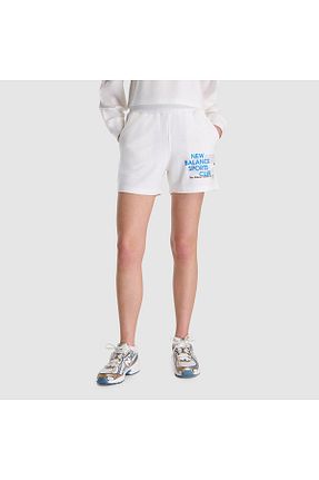 شلوارک و برمودا سفید زنانه Relaxed New Balance - کد 901874413